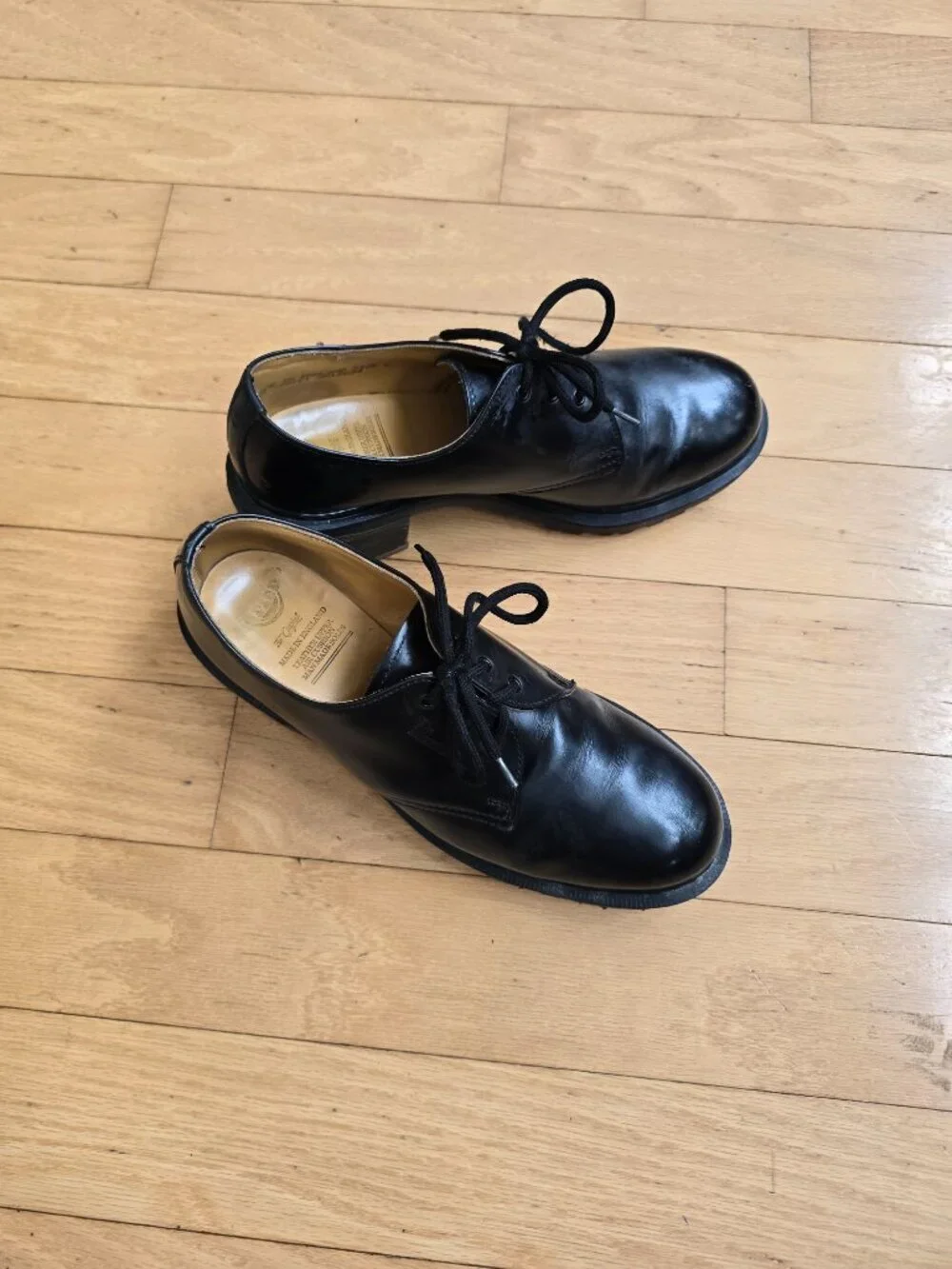 vintage Y2K | Dr. Martens black whimsygoth platform oxford shoes | WMS 6.5